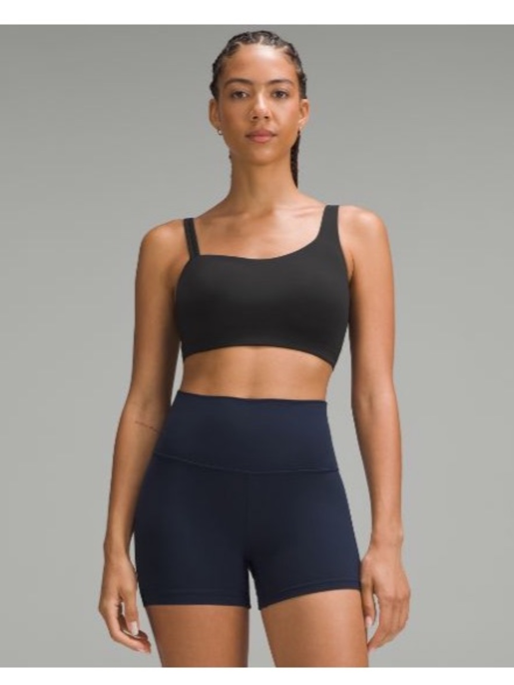 lululemon athletica Black Double-Strap Light-Support Bralette